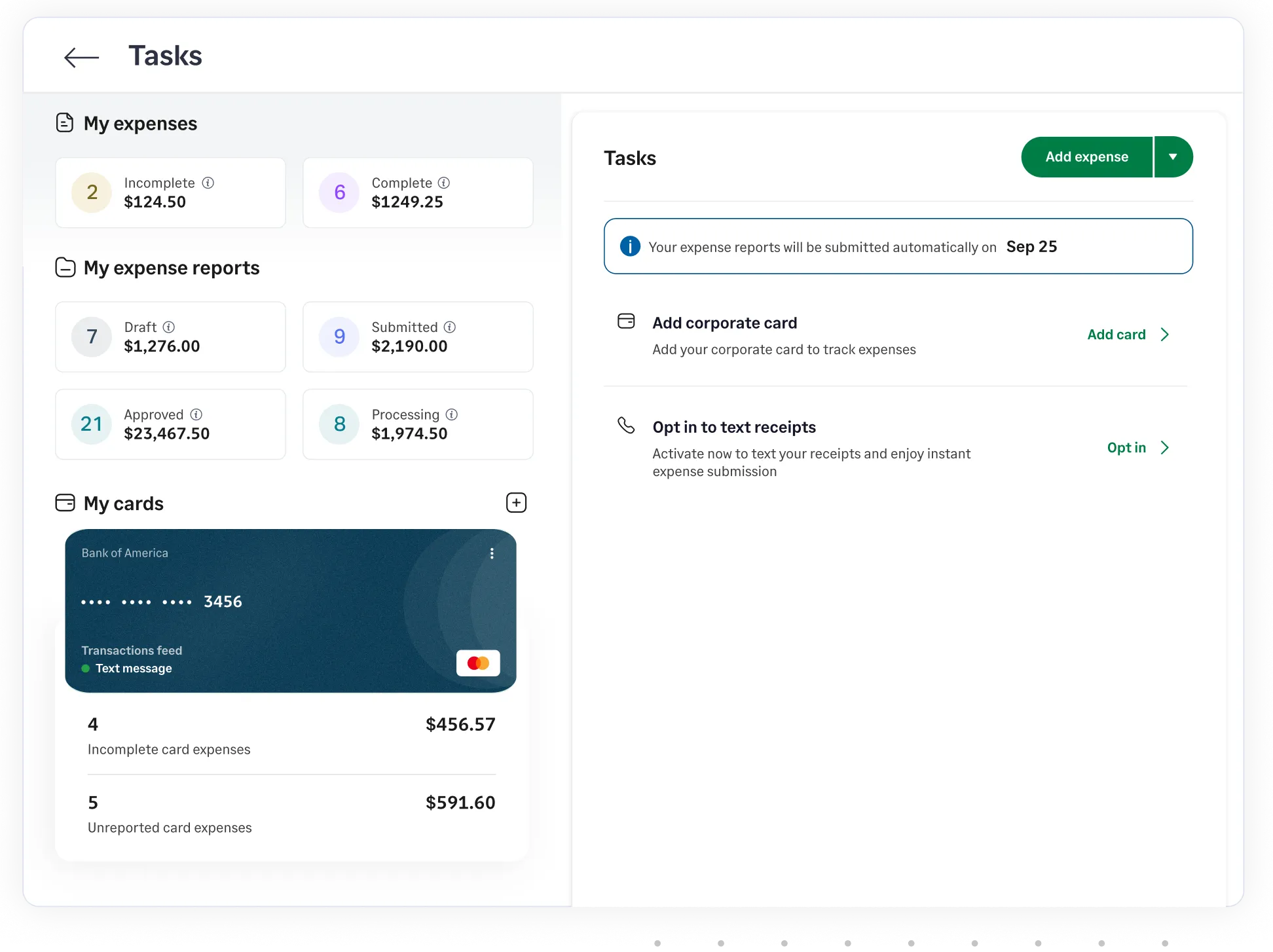 Multi-level expense approval workflow
