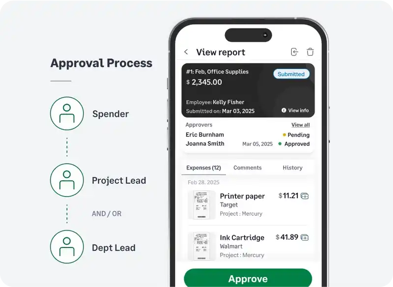 Approve expense reports on the go with Sage Expense Management mobile app