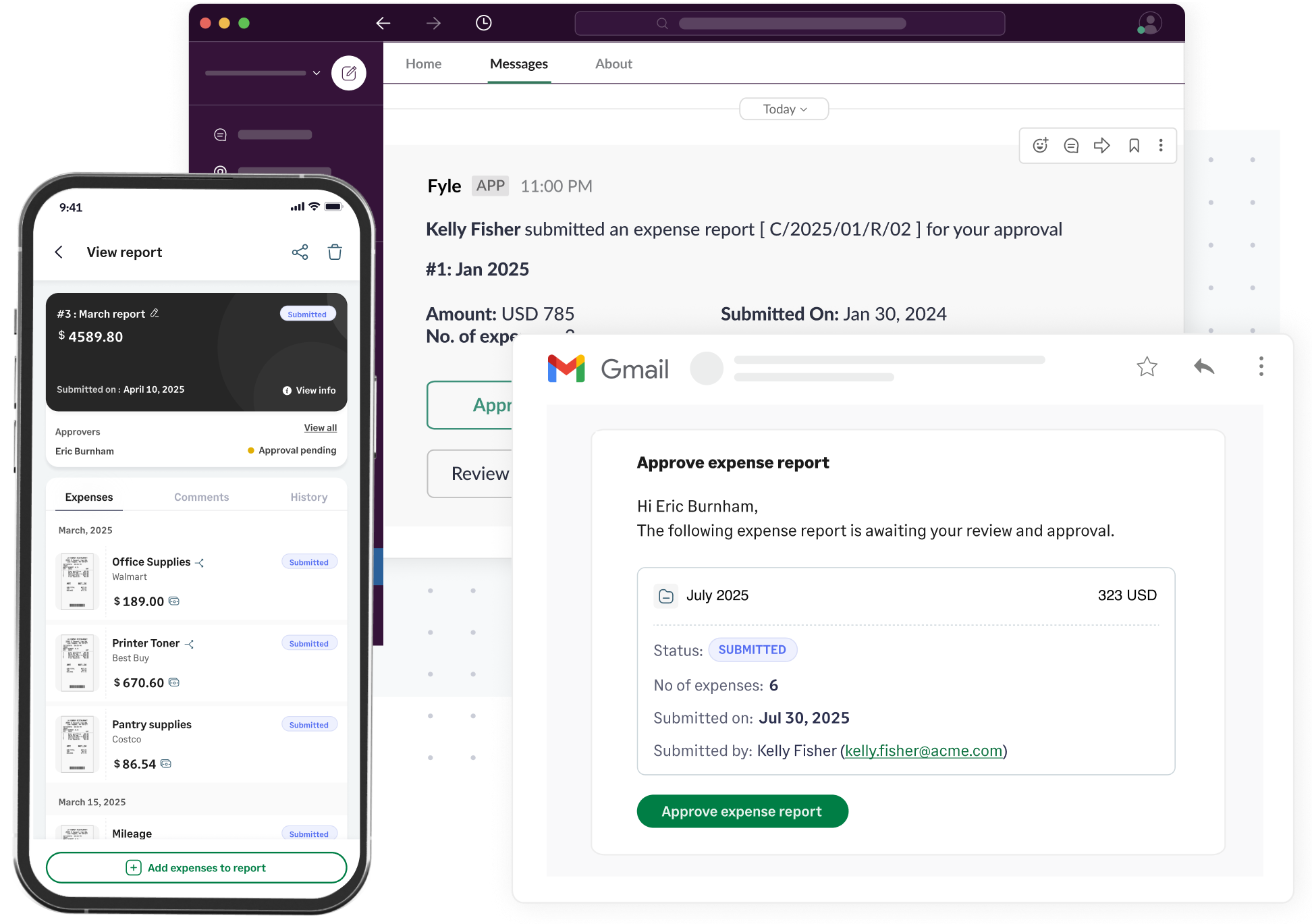 View, edit, approve, and send back expense reports- anytime, and anywhere with Fyle