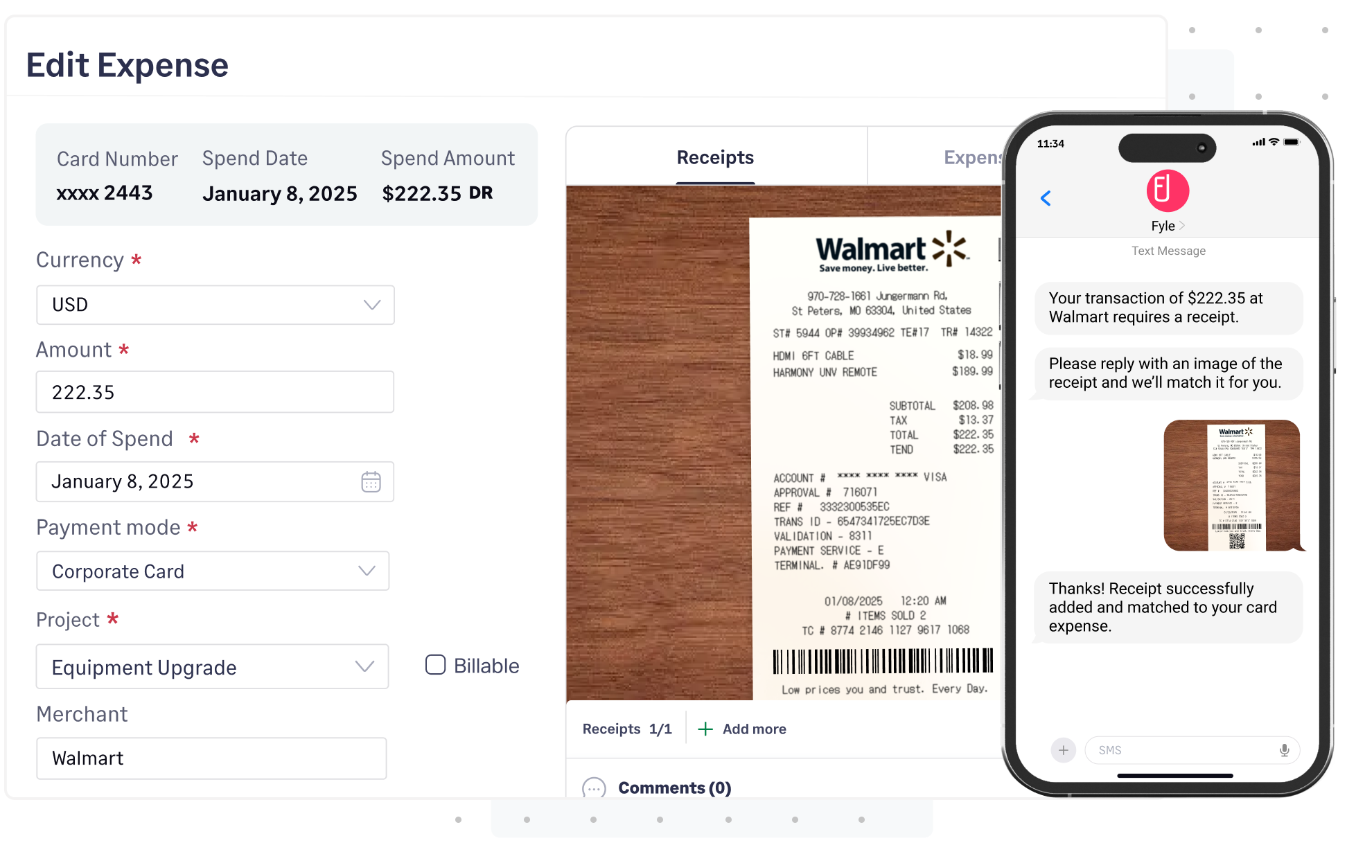 Manage and reconcile credit card transactions in real-time with Fyle