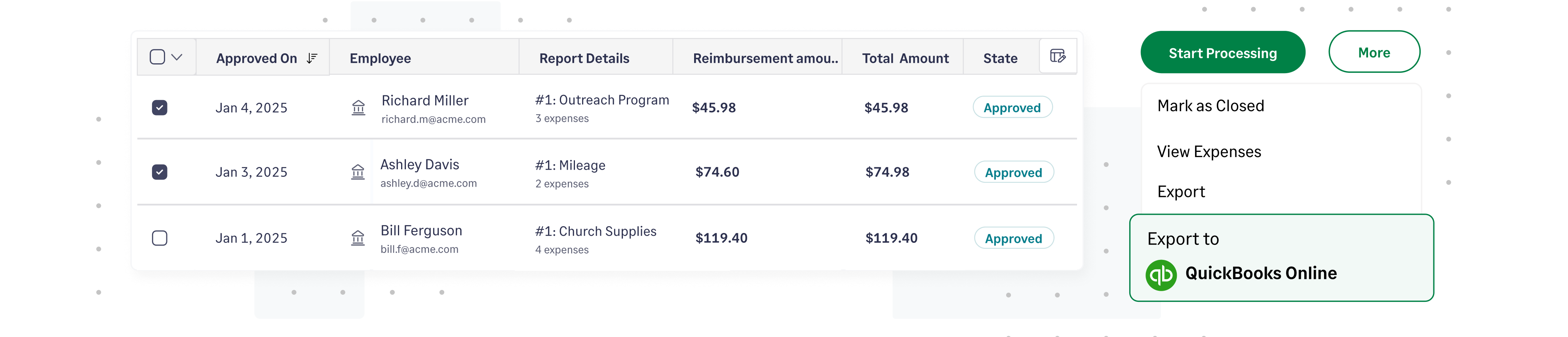 Fyle integrates with your accounting software to streamline technology expense management