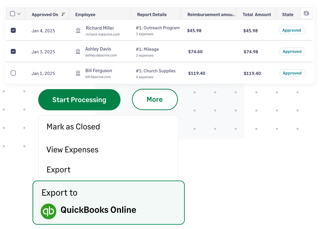Integrate your preferred accounting tools with Sage Expense Management