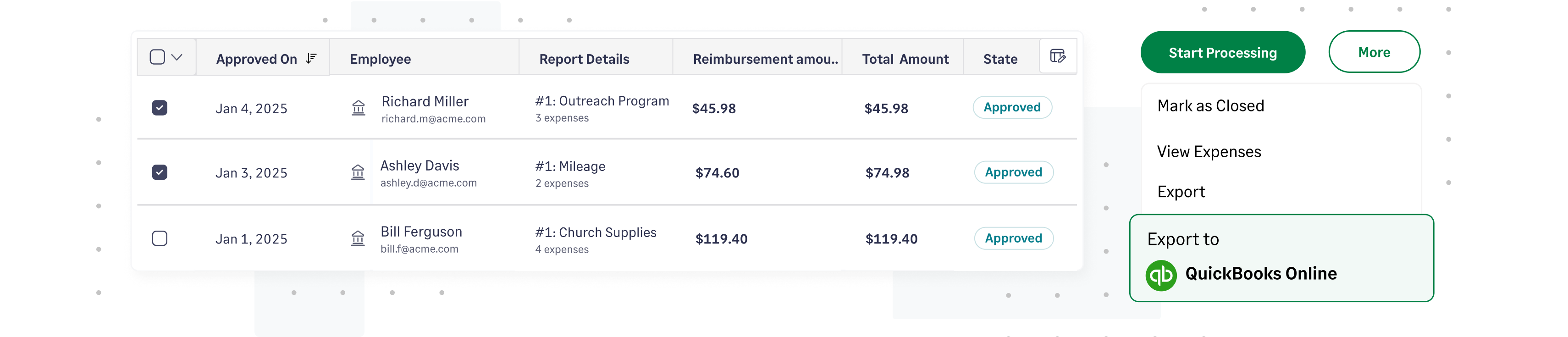 Integrate your preferred accounting tools with Sage Expense Management