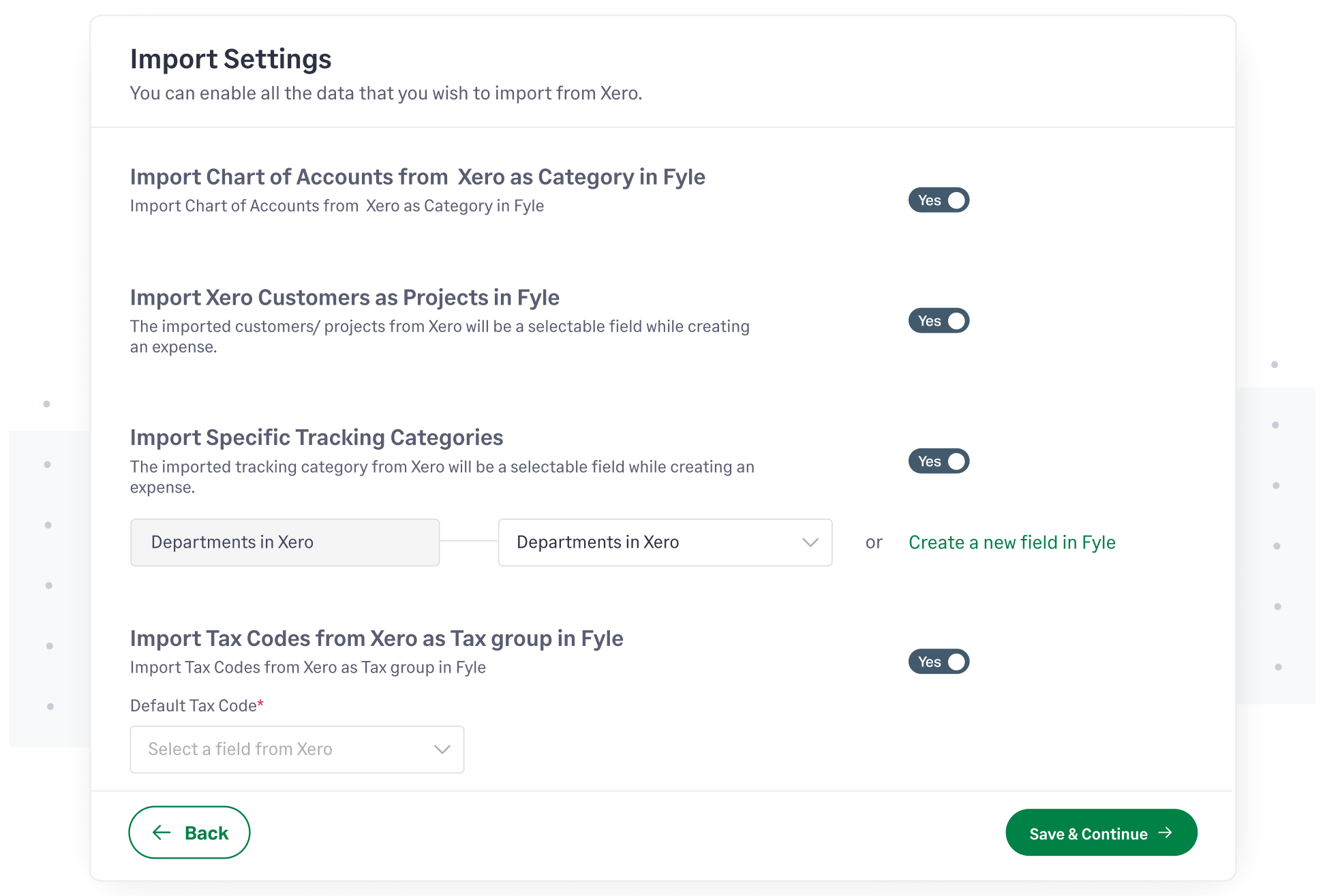 Import Contacts, Suppliers, Tracking Categories and more to Sage Expense Management