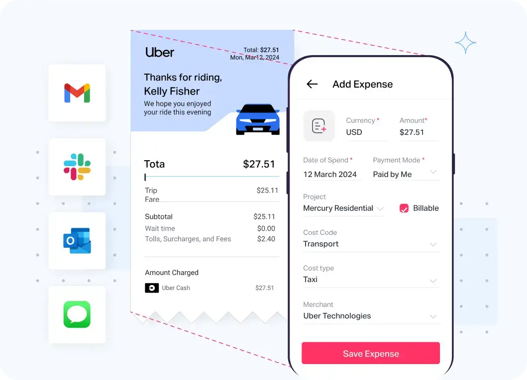 Track receipts from everyday apps with Fyle