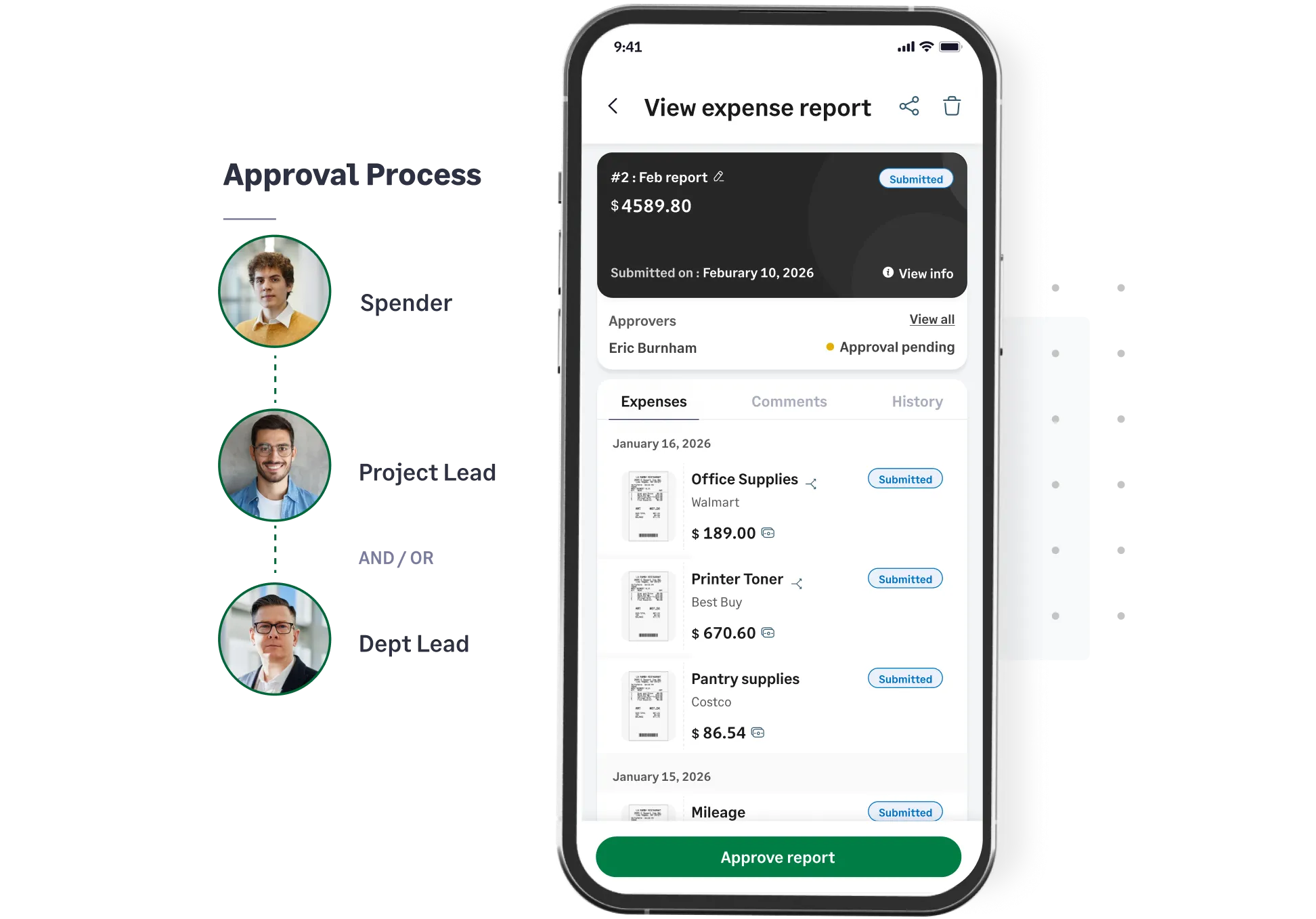Automated expense approval workflows with Sage Expense Management