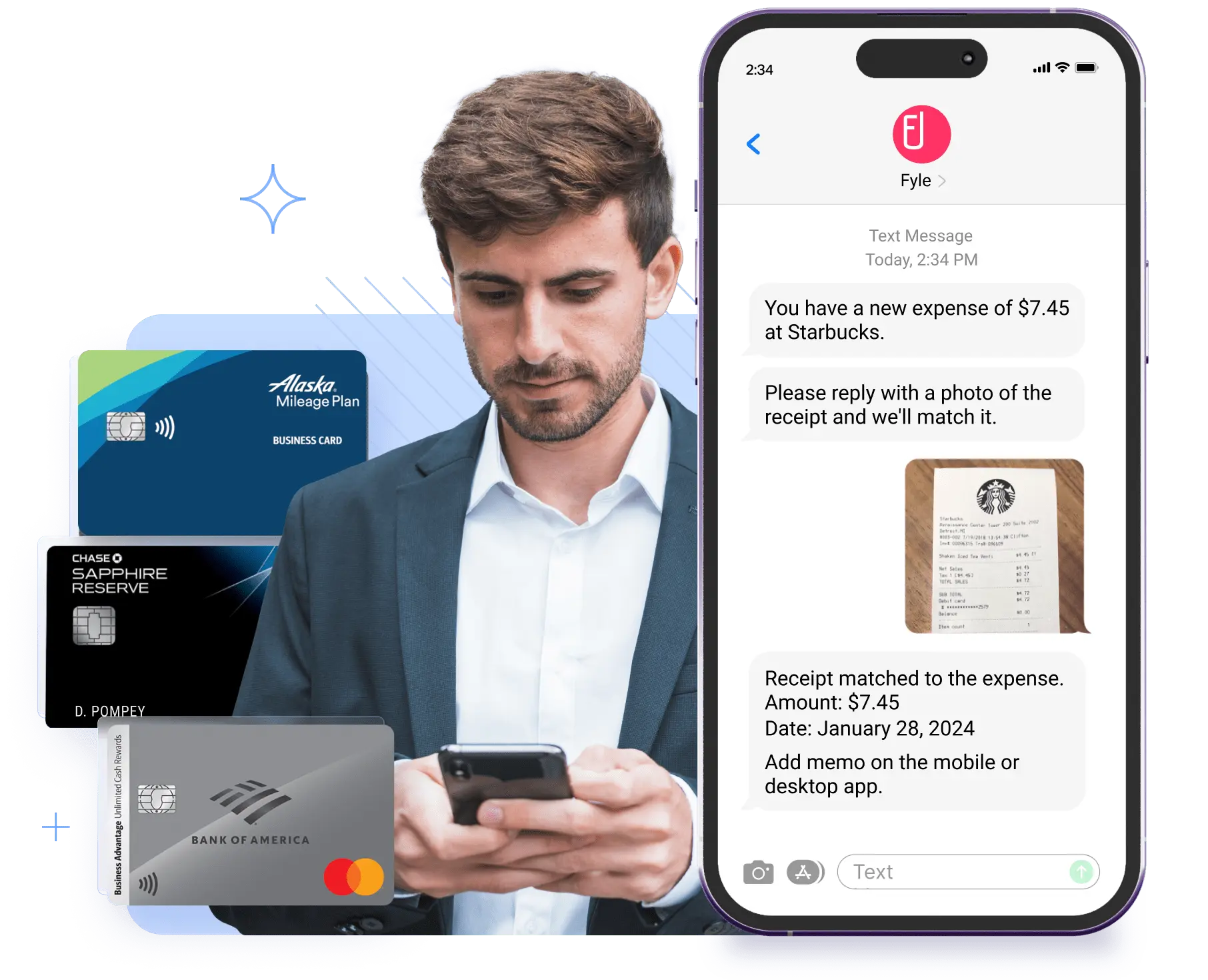 How Fyle's automated expense reporting system gives you real-time notifications for credit card transactions.