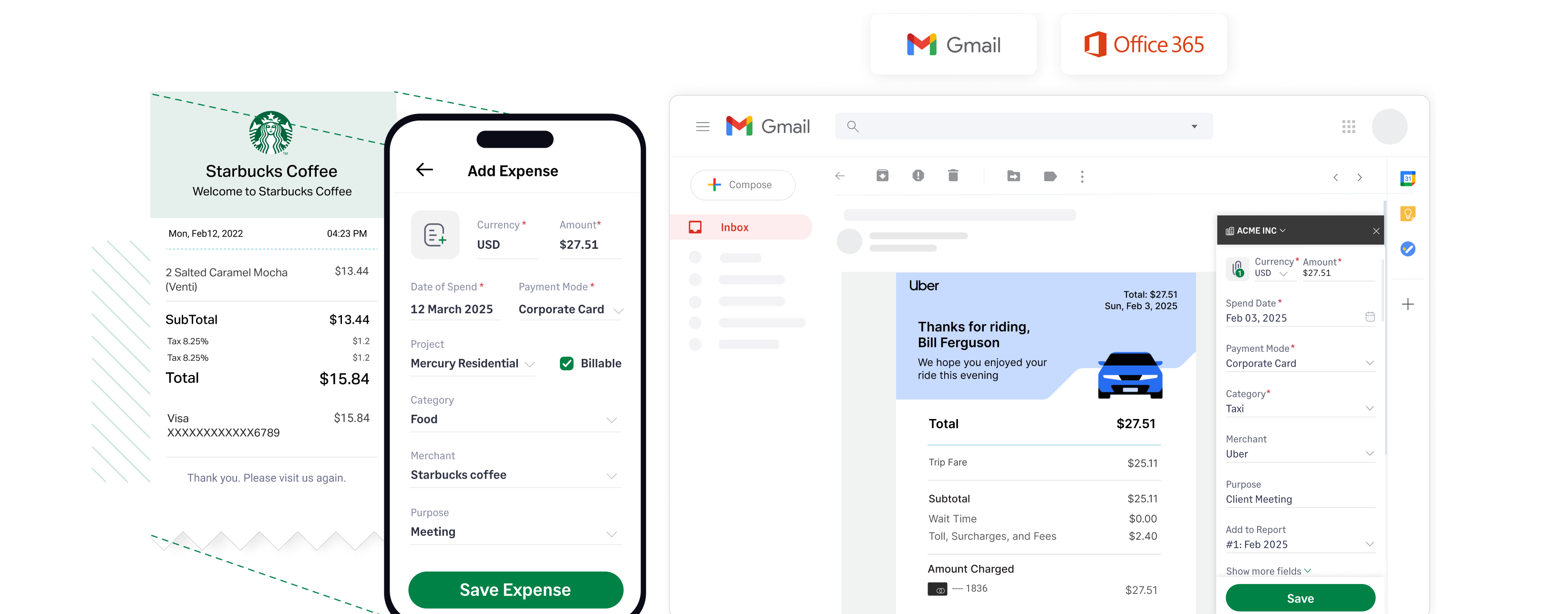 Track receipts from everyday apps with Fyle