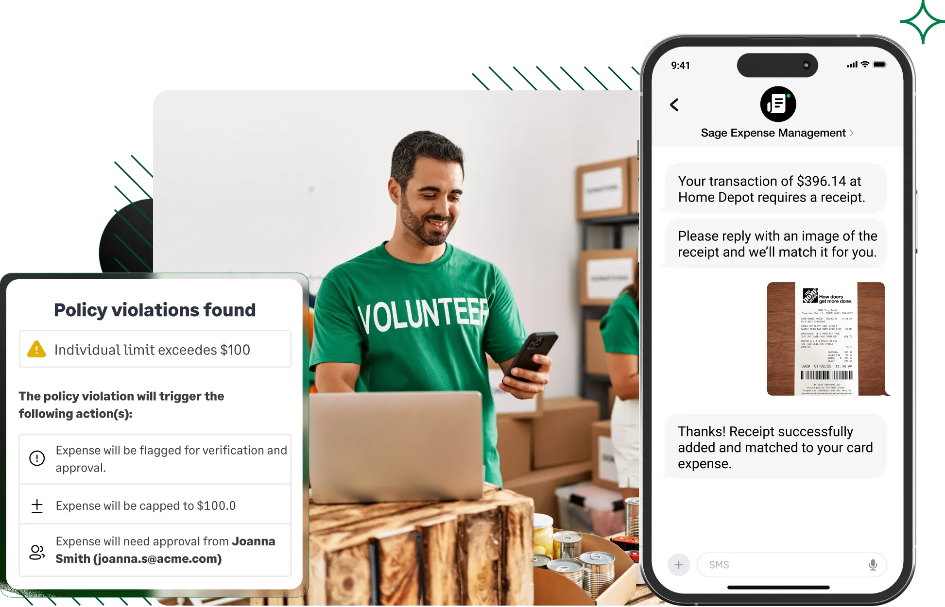 Track non profit organization expenses with Sage Expense Management