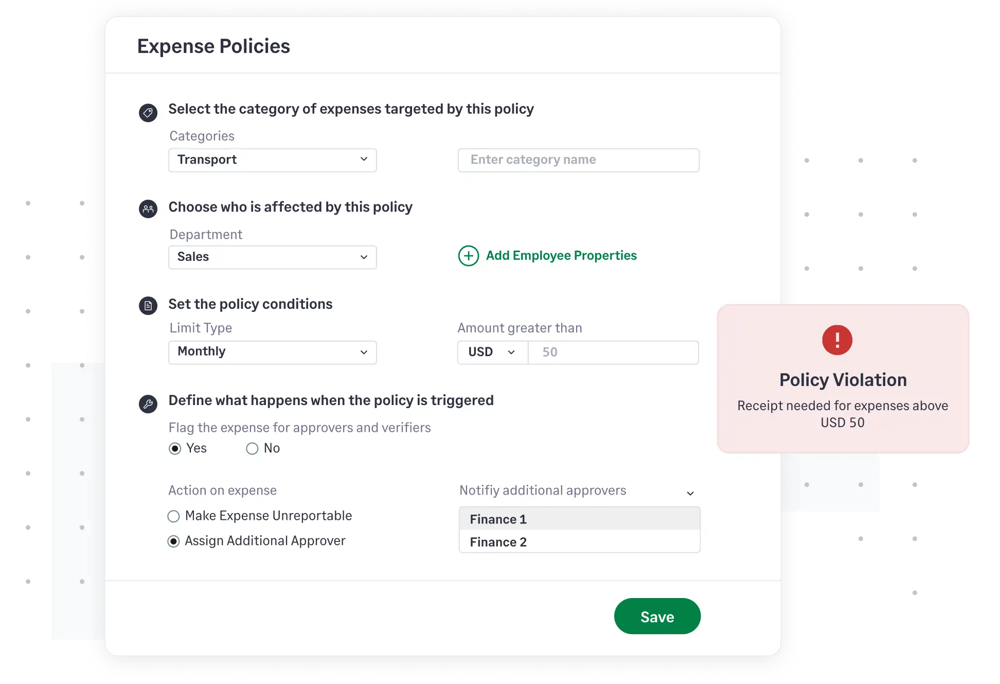 Detect policy violations and ensure your non-profit expenses are compliant with Fyle